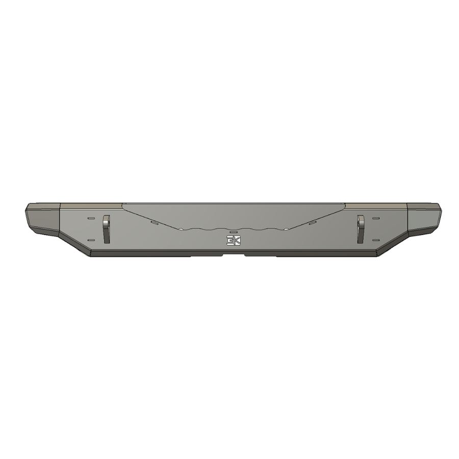 Gauntlet Series Rear Bumper for Jeep JK Wrangler (2007-2018)