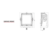 Rigid Industries Flood Diffused White Housing Q-Series Pro RIGID Industries