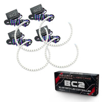 2007-2013 GMC Sierra LED Headlight Halo Kit (Round Style)