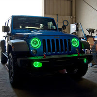 2007-2017 Jeep Wrangler JK LED Headlight Halo Kit