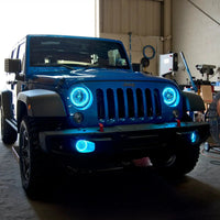2007-2017 Jeep Wrangler JK LED Headlight Halo Kit