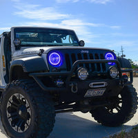2007-2017 Jeep Wrangler JK LED Headlight Halo Kit