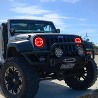 2007-2017 Jeep Wrangler JK LED Headlight Halo Kit
