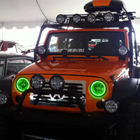 2007-2017 Jeep Wrangler JK LED Headlight Halo Kit