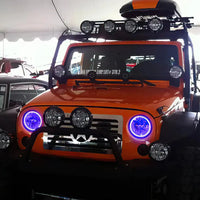 2007-2017 Jeep Wrangler JK LED Headlight Halo Kit