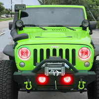 2007-2017 Jeep Wrangler JK LED Headlight Halo Kit