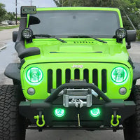 2007-2017 Jeep Wrangler JK LED Headlight Halo Kit