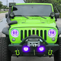 2007-2017 Jeep Wrangler JK LED Headlight Halo Kit