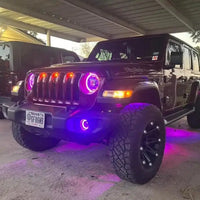 Pre-Runner Style LED Grill Light Kit for Jeep Wrangler JL