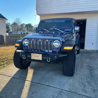 Pre-Runner Style LED Grill Light Kit for Jeep Wrangler JL