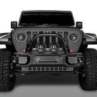 Skid Plate with Integrated LED Emitters for Jeep Wrangler JL and Gladiator JT