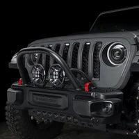 Skid Plate with Integrated LED Emitters for Jeep Wrangler JL and Gladiator JT