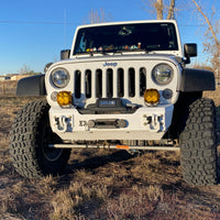 Gauntlet Series Front Stubby Bumper for Jeep JK Wrangler (2007-2018)