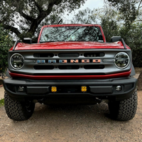 2021-2023+ Ford Bronco Stock Plastic Bumper Dual Light Mount