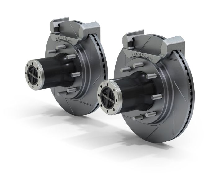 Teraflex Axles & Shafts Jk 8-lug Locking Hub & Slotted Rotors