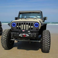 2007-2017 Jeep Wrangler JK LED Surface Mount Headlight Halo Kit