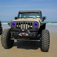 2007-2017 Jeep Wrangler JK LED Surface Mount Headlight Halo Kit