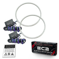 1997-2006 Jeep Wrangler TJ ORACLE LED Headlight Halo Kit- Waterproof Surface Mount