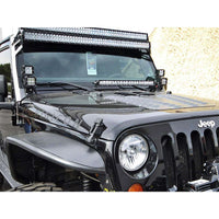 Rigid Industries 07-17 Jeep JK Dual D-Series Pro A-Pillar Mount D-Series Pro RIGID Industries