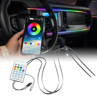 2021-2025 Ford Bronco Dynamic ColorSHIFT LED Dash Kit - USB Plug & Play Interior Lighting