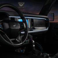 2021-2025 Ford Bronco Dynamic ColorSHIFT LED Dash Kit - USB Plug & Play Interior Lighting