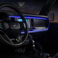2021-2025 Ford Bronco Dynamic ColorSHIFT LED Dash Kit - USB Plug & Play Interior Lighting