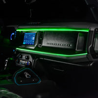 2021-2025 Ford Bronco Dynamic ColorSHIFT LED Dash Kit - USB Plug & Play Interior Lighting