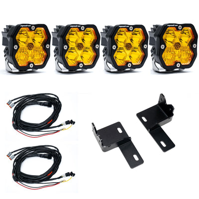 Squadron 2.0 Sport Behind-the-Grille Light Kit Toyota 2025-27 4Runner Baja Amber Baja Designs