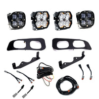 Squadron 2.0 Pro/Squadron Sae Dual Fog Pocket Light Kit Ford 2023-26 F-250/350 Super Duty Clear Toggle Baja Designs