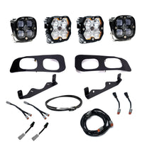 Squadron 2.0 Pro/Squadron Sae Dual Fog Pocket Light Kit Ford 2023-26 F-250/350 Super Duty Clear Upfitter Baja Designs