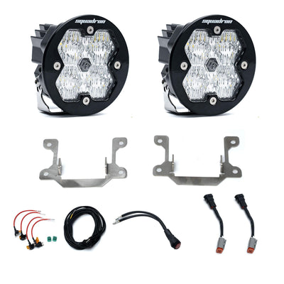 Squadron 2.0 Sport Fog Pocket Light Kit Ram 2019-25 2500/3500 Big Horn Clear Baja Designs