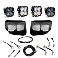 Squadron 2.0 Pro/Squadron Sae Dual Fog Pocket Light Kit Ford 2020-22 F-250/350 Super Duty Clear Upfitter Baja Designs