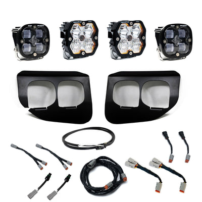 Squadron 2.0 Pro/Squadron Sae Dual Fog Pocket Light Kit Ford 2020-22 F-250/350 Super Duty Clear Upfitter Baja Designs
