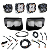 Squadron 2.0 Sport/Squadron Sae Dual Fog Pocket Light Kit Ford 2020-22 F-250/350 Super Duty Clear Upfitter Baja Designs