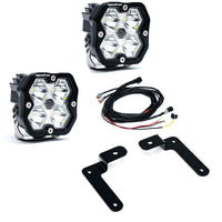 Squadron 2.0 Sport A-Pillar Light Kit Jeep 2018-26 Wrangler JL 2020-26 Gladiator JT Toggle Baja Designs