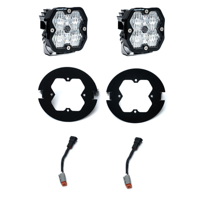 Squadron 2.0 Sport Fog Pocket Light Kit Ford 2006-14 F-150 Toyota 2005-11 Tacoma 2007-13 Tundra Clear Baja Designs