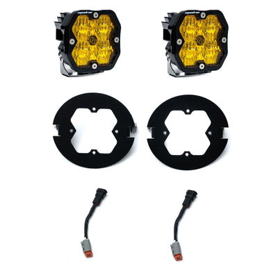 Squadron 2.0 Sport Fog Pocket Light Kit Ford 2006-14 F-150 Toyota 2005-11 Tacoma 2007-13 Tundra Baja Amber Baja Designs