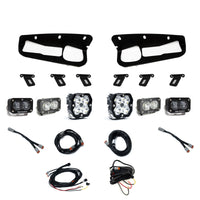 Squadron 2.0 Sport/S2 Sport/S2 Sae Sportman Fog Pocket Light Kit Ford 2021-27 Bronco 2022-24 Bronco Raptor w/ Steel Bumper Clear Toggle Baja Designs