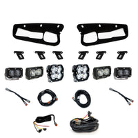 Squadron 2.0 Pro/S2 Pro/S2 Sae Pro Fog Pocket Light Kit Ford 2021-27 Bronco 2022-24 Bronco Raptor w/ Steel Bumper Clear Upfitter Baja Designs