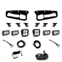 Squadron 2.0 Pro/Dual S2 Sport Fog Pocket Light Kit Ford 2021-27 Bronco 2022-24 Bronco Raptor w/ Steel Bumper Upfitter Baja Designs