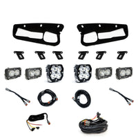 Squadron 2.0 Sport/Dual S2 Sport Sportmen Fog Pocket Light Kit Ford 2021-27 Bronco 2022-24 Bronco Raptor w/ Steel Bumper Upfitter Baja Designs