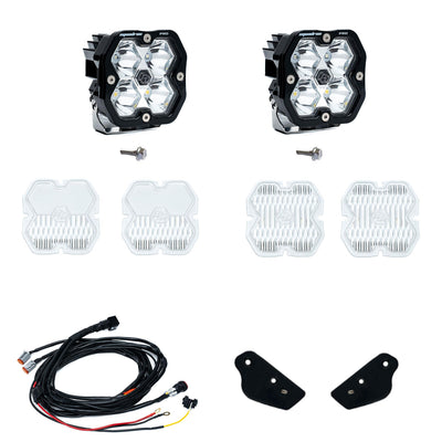 Squadron 2.0 Pro A-Pillar Light Kit Ford 2021-27 Bronco 2022-24 Bronco Raptor Toggle Baja Designs