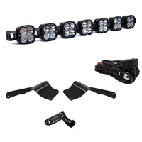 7XL Pro Linkable LED Light Bar Roof Mount Kit for Can-Am Maverick X3 2017-2024 (Light Pattern Multi-Pattern, Clear) Baja Designs