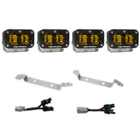 S2 SAE OEM Fog Light Replacement Kit 2025-On Toyota 4Runner TRD Pro/Trailhunter Baja Amber Baja Designs