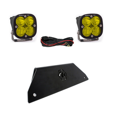 Polaris RZR Pro XP Lower Bumper LED Light Kit Pro D/C Amber Baja Designs