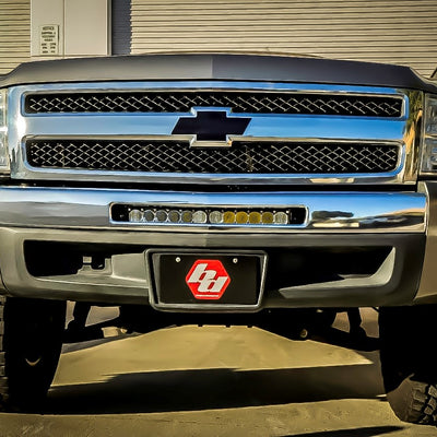 07-13 Silverado 20 Inch Bumper Mount Kit 20 Inch OnX6+ Baja Designs