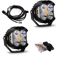 Jeep JL/JT Rubicon Steel Bumper LED Light Kit LP4 Baja Designs