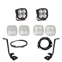 Squadron Sport A-Pillar Kit 21-23 F-150 (Spot; Clear; Upfitter Wiring) Baja Designs