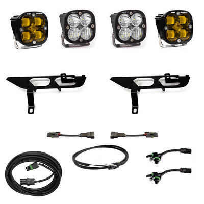 Ford, F150, (21-On), FPK, SAE Baja Amber/Pro DC, Up w/o DRL