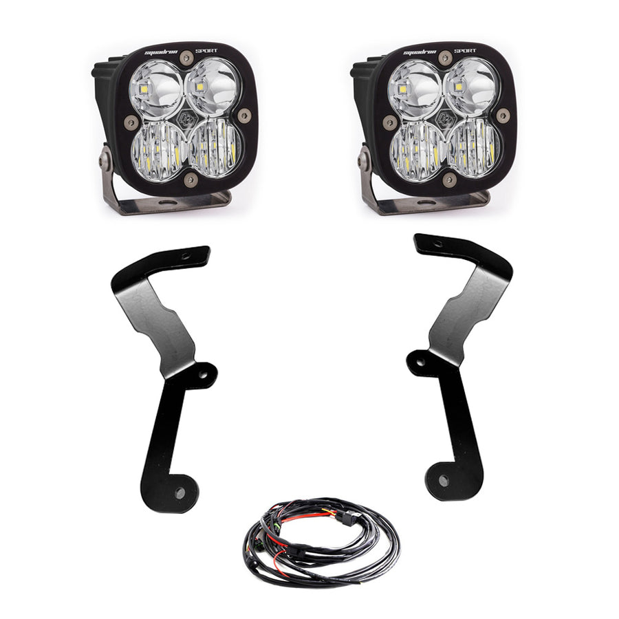 Sierra 1500 19-On Squadron Sport A Pillar Light Kit Baja Designs